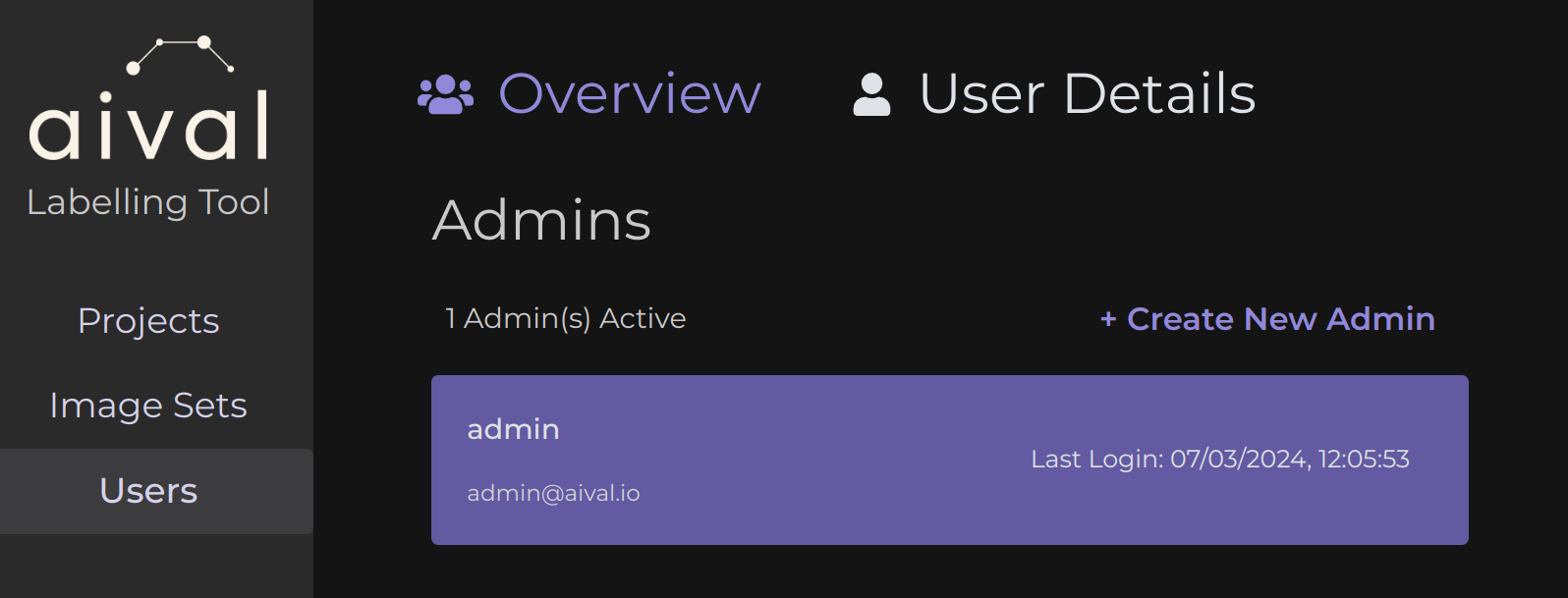 Adding admin from users Image